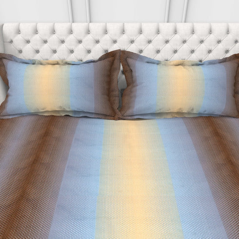 Carmel 100 % Cotton Satin 220 TC Fitted Sheet Set With 2 Pillow Cover - 2